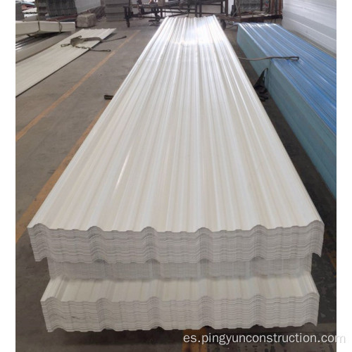 materiales de cubierta ligeros PVC UPVC Hoja de cubierta